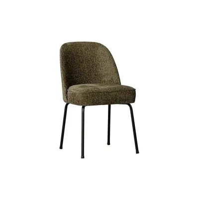 Scaune de dining kaki 2 buc. din catifea Vogue – WOOOD