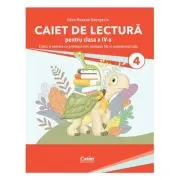 Caiet de lectura pentru clasa a 4-a. Citesc si exersez cu prietenii mei, testoasa Titi si cameleonul Lola