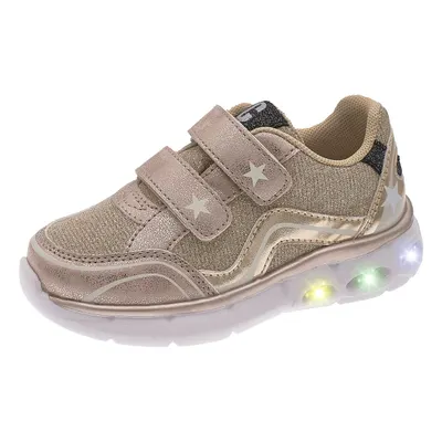 Pantofi sport bebe Chicco Chimberly cu luminite, Auriu platina, 21124-69P