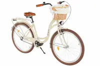 Bicicleta dama Davi Mila 26", 1 viteza, 155-180 cm, Maro cafeniu