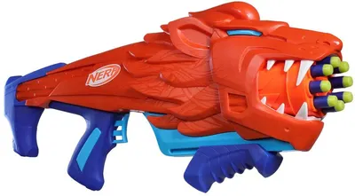 Blaster Nerf Easy Play Wild - Lionfury, cu 16 săgeți
