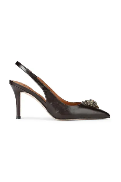 Kurt Geiger London pantofi cu toc stiletto din piele Belgravia High Sling Brown
