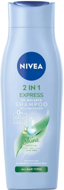 Nivea Șampon și balsam, Care Express, 2 în 1, 250 ml