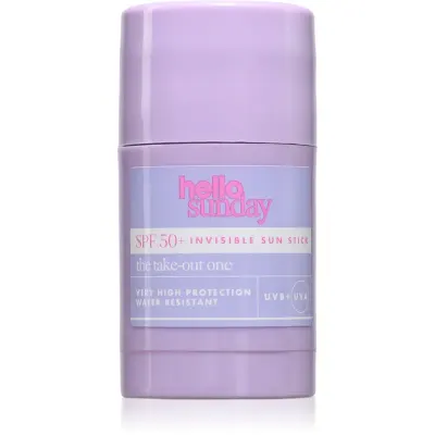 hello sunday the take-out one invisible sun stick stick hidratant protector SPF 50+ 25 g