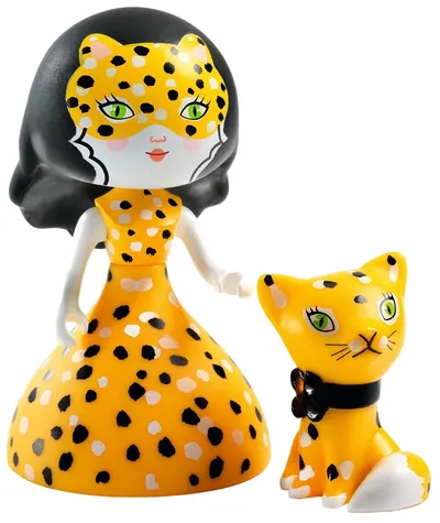 Set pentru copii cu figurine Djeco - Felin și Leo