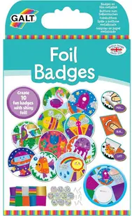 Insigne DIY Galt - Folie strălucitoare, 10 buc