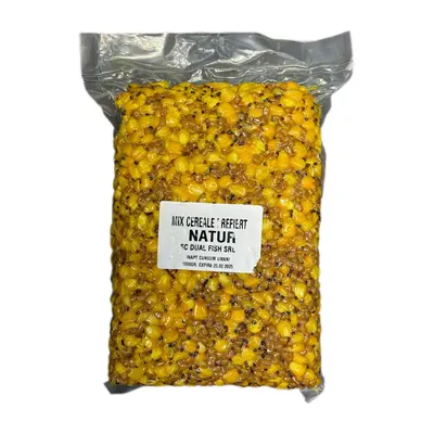 Porumb Prefiert vidat, MIX CEREALE, 1 kg, Dual Fish