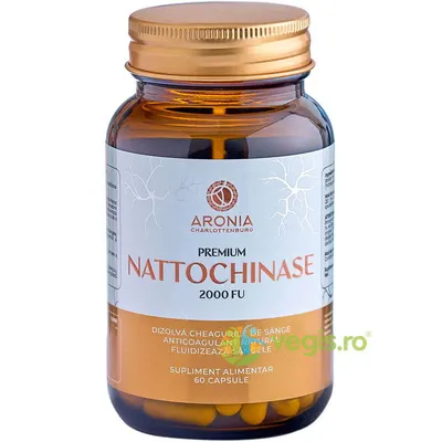 Nattochinase 2000 FU - Sanatatea Inimii si Circulatia Sangelui 60cps