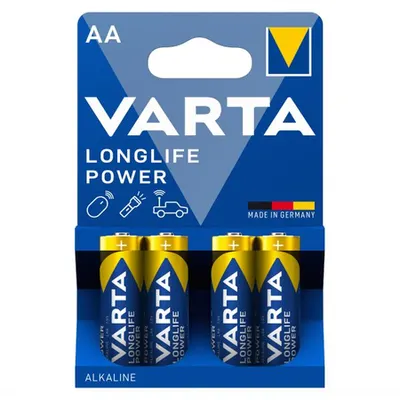 Baterii AA R6, blister 4 Buc. Varta