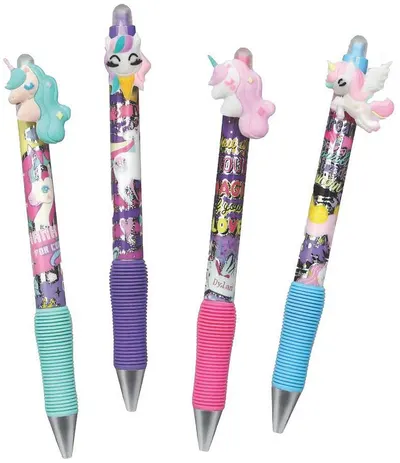 Pix cu radieră Colorino School - Rainbow Unicorns, sortiment