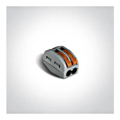 Connecting clamp |32A|max. 4mm Kabel gri-orange