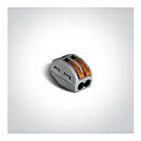 Connecting clamp |32A|max. 4mm Kabel gri-orange