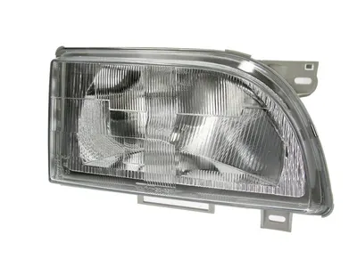 Far dreapta potrivit FORD TRANSIT 1991-200 - (H4, electric, fundal argintiu)