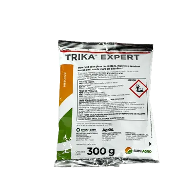 Trika Expert 300 gr, insecticid de contact si ingestie, combate buha semanatorilor, carabusul de mai, viermele sarma (porumb, sorg, mei, floarea soarelui, cartof, pepeni, morcov, varza, flori, tomate, vinete) - Default Title