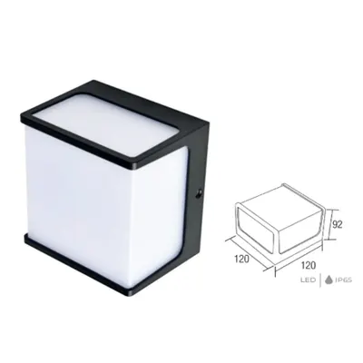 Hz 076-068-0008 Lampa gradina LED 8w/4200k/IP65 – Cube 8