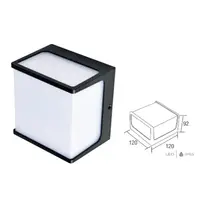 Hz 076-068-0008 Lampa gradina LED 8w/4200k/IP65 – Cube 8