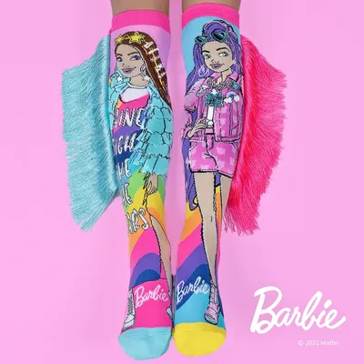 Șosete lungi colorate Madmia pentru fete Barbie fashionista 6-99 ani