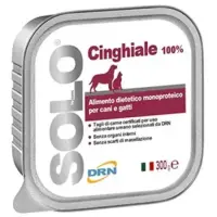 Hrana dietetica monoproteica pentru caini pisici Solo cu mistret 300 gr