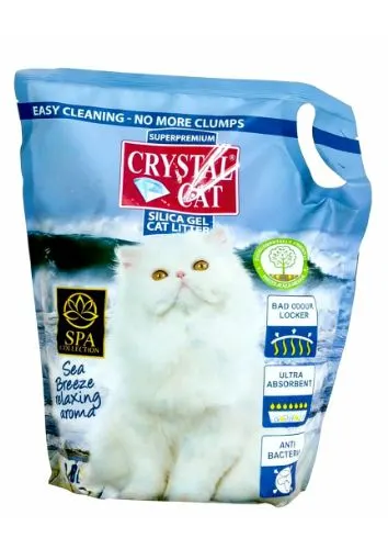 Crystal Cat Nisip Silicatic Sea Breeze 3,8 l