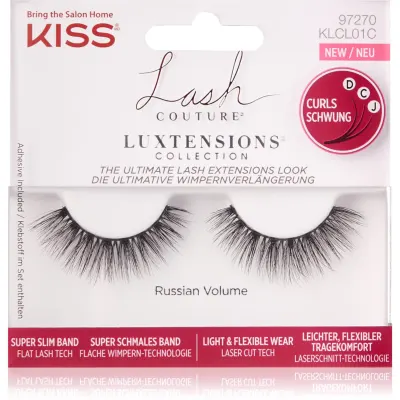 KISS Lash Couture LuXtensions gene false Russian Volume 1 pereche