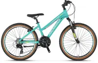 Bicicleta Mosso Wildfire V Lady, roata 24 , cadru din aluminiu, culoare Turcoaz