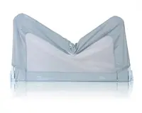 Bariera mobila de protectie pat pentru bebelusi Reer ByMySide 100x50 cm