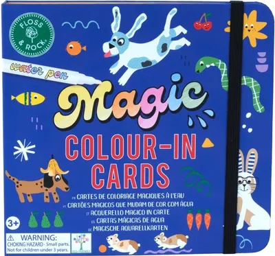 Cărți de colorat pentru copiiFloss and Rock Magic Water -Animale de companie