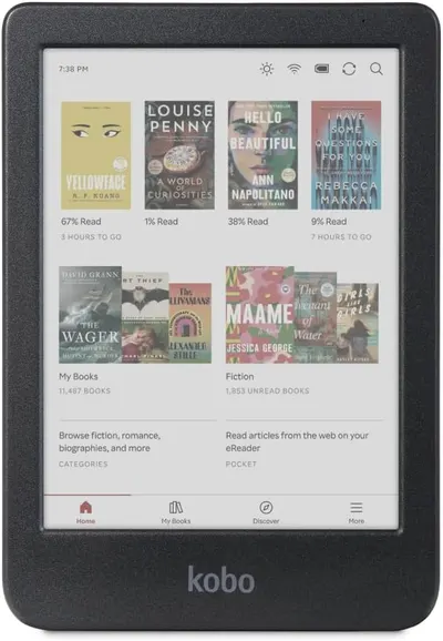 Cititor de cărți electronice Kobo - Clara Colour, 6'', 16GB, negru