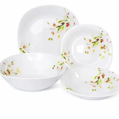 Serviciu de Masa, Patrat, Luminarc, Opal New, 19 Bucati