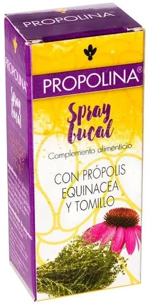 Propolina Spray pentru gât cu propolis, echinacea și cimbru, 30 ml, Artesania Agricola