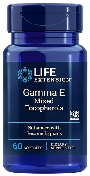Gamma E Tocopheroli Mixti, 60 capsule moi, Life Extension