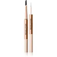 Revolution Fluffy Brow Filter Duo creion dermatograf cu două capete pentru sprâncene pentru fixare și formă
