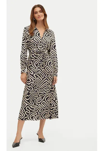 Rochie dama - 304786884 - Viscoza - Negru - Negru