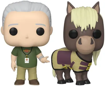 Set figurine Funko POP! Television: Parks and Recreation - Li'l Sebastian & Jerry (Harvest Festival) (Special Edition)