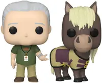 Set figurine Funko POP! Television: Parks and Recreation - Li'l Sebastian & Jerry (Harvest Festival) (Special Edition)