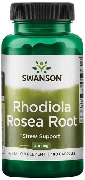 Rhodiola Rosea Root, 400 mg, 100 capsule, Swanson