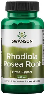 Rhodiola Rosea Root, 400 mg, 100 capsule, Swanson