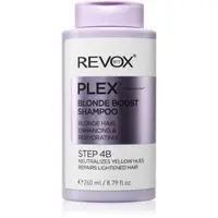 Revox B77 PLEX Blonde Boost Shampoo. Step 4B șampon pentru neutralizarea tonurilor de galben pentru par blond