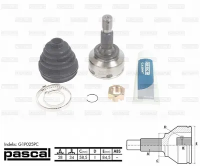 Cap planetara spre roata (28z 34z 58,5mm) CITROEN C5 III, C8; PEUGEOT 407, 807 1.6D-2.2D dupa 2002