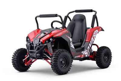 UTV electric pentru copii NITRO GoKid Savana 1200W 48V cu diferential, culoare rosie