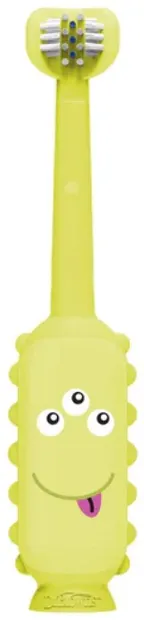 Periuță de dinți și gingii Dr. Brown's - Monster, verde