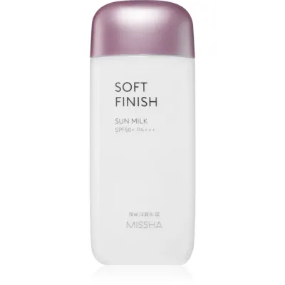 Missha All Around Safe Block Soft Finish fluid pentru uniformizare SPF 50+ 70 ml