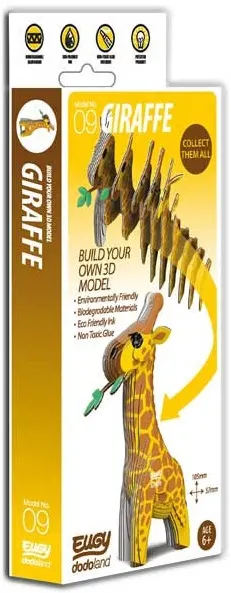 Figura de asamblare Eugy 3D - Girafa