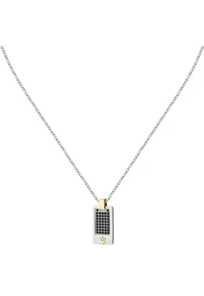 Colier JM334AVD49 - Argintiu - Negru - Auriu