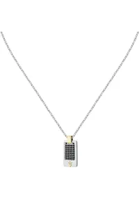 Colier JM334AVD49 - Argintiu - Negru - Auriu