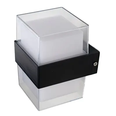 Aplica Perete Exterior Led, 8W, 840 lm, IP44, 105 x 95 x 135 mm, Negru, Modee