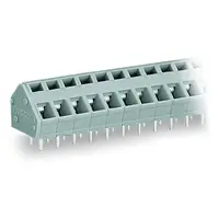 PCB terminal block; 2.5 mm²; Pin spacing 5/5.08 mm; 8-pole; suitable for Ex-e applications; CAGE CLAMP®; commoning option; 2,50 mm²; light gray