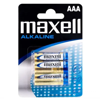 Baterii AAA R3, blister 4 Buc. Maxell