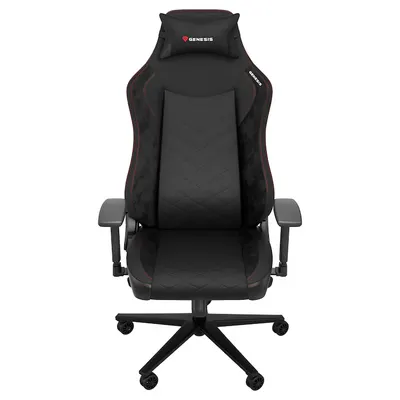 Scaun Gaming Genesis Nitro 890 G2, Synthetic PU + Textil, Reglabil pe Înălțime, Spătar 160°, Cotiere 3D, Piston Gaz Clasa 4, 150 kg, Negru
