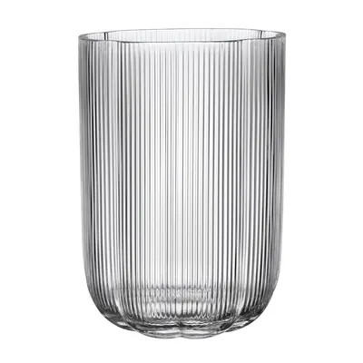 Vaza M FLEUR, 22 cm, transparent